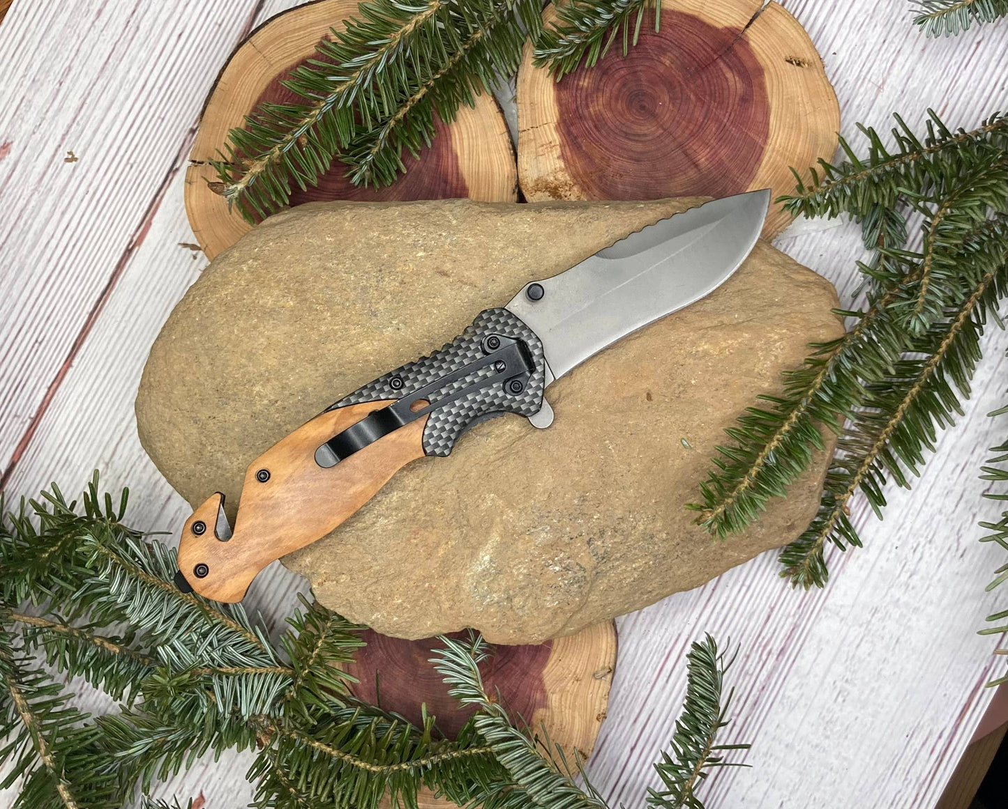 Deer on Antler #1 Knife