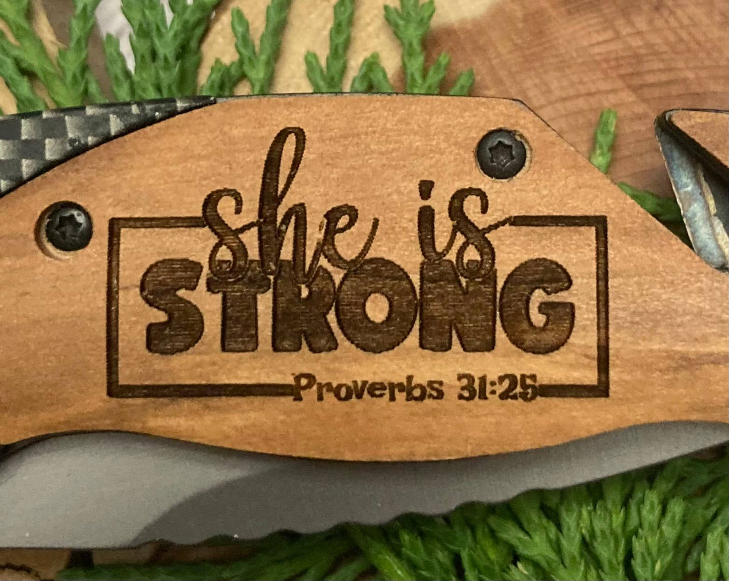She Is Strong Knife