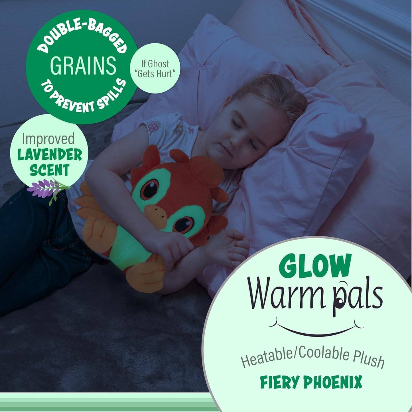 Fiery Phoenix Glow-in-the-Dark Warm Pal