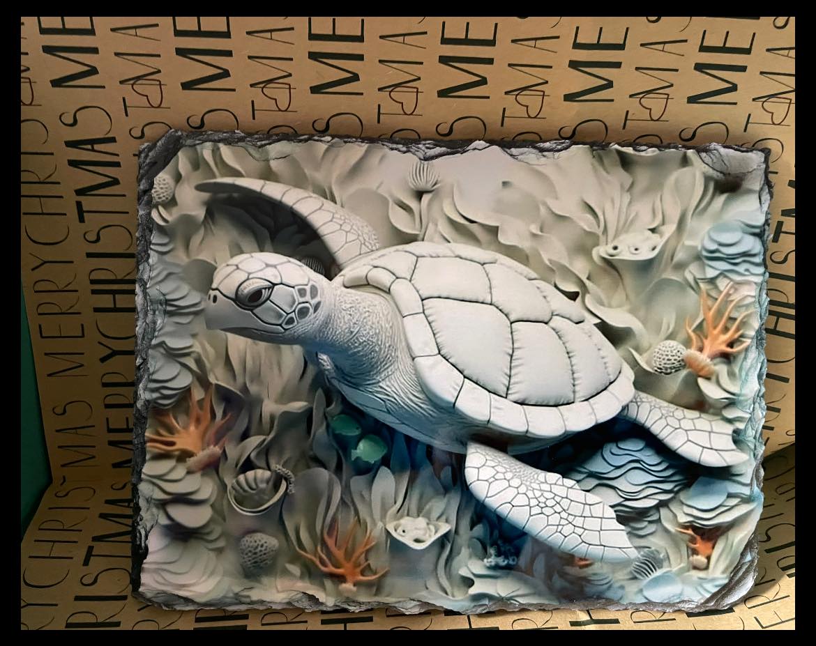 Sea Turtle Rock Slate