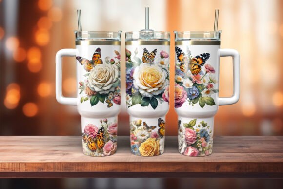 boho and butterfly 40oz