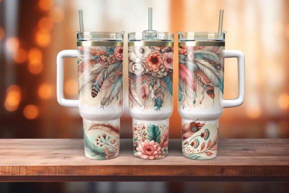 Boho 40oz Tumbler