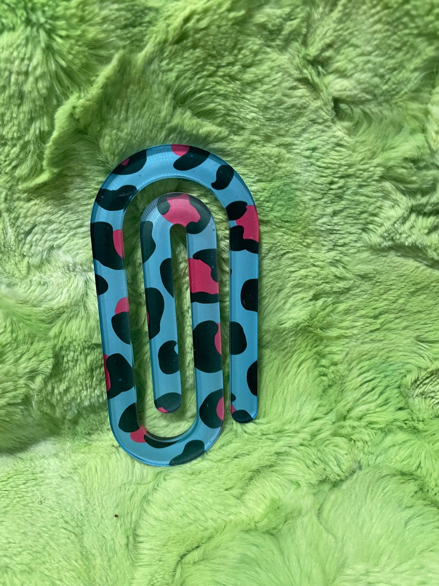 Blue print Jumbo Paperclip