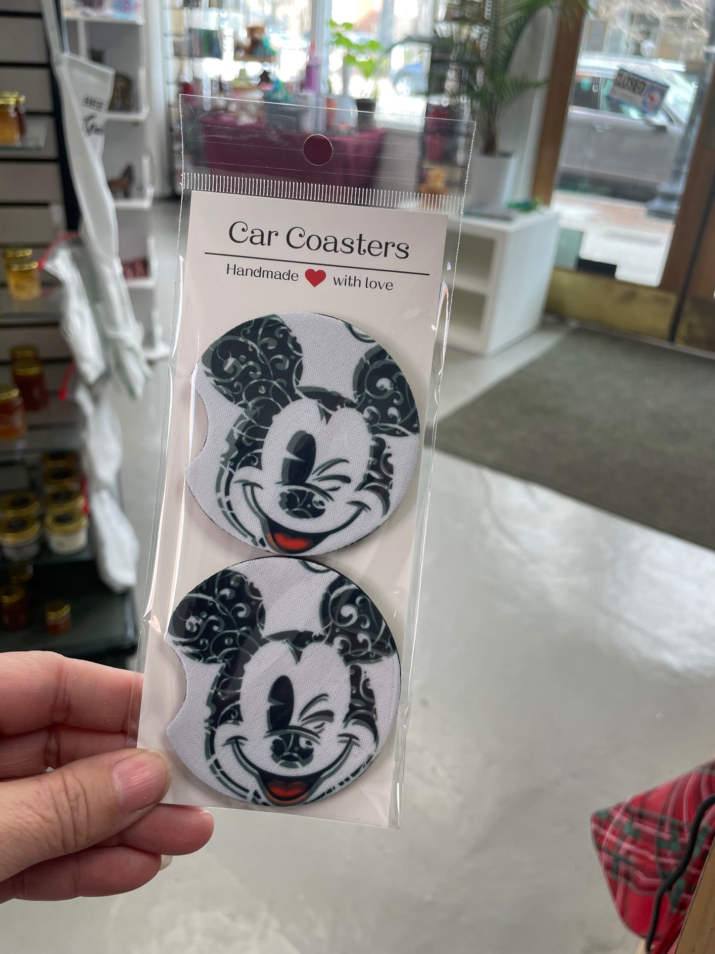 mouse car coaster