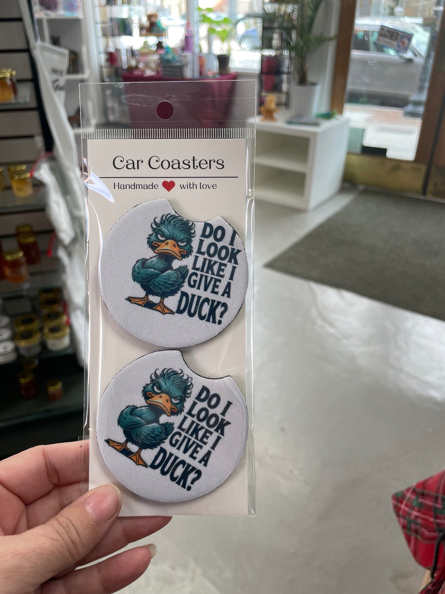 Car Coaster with an attitude