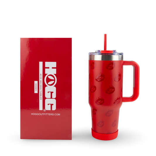 40oz POWDER COATED BIG SWIG TUMBLER - VALENTINE'S COLLECTION: Kisses