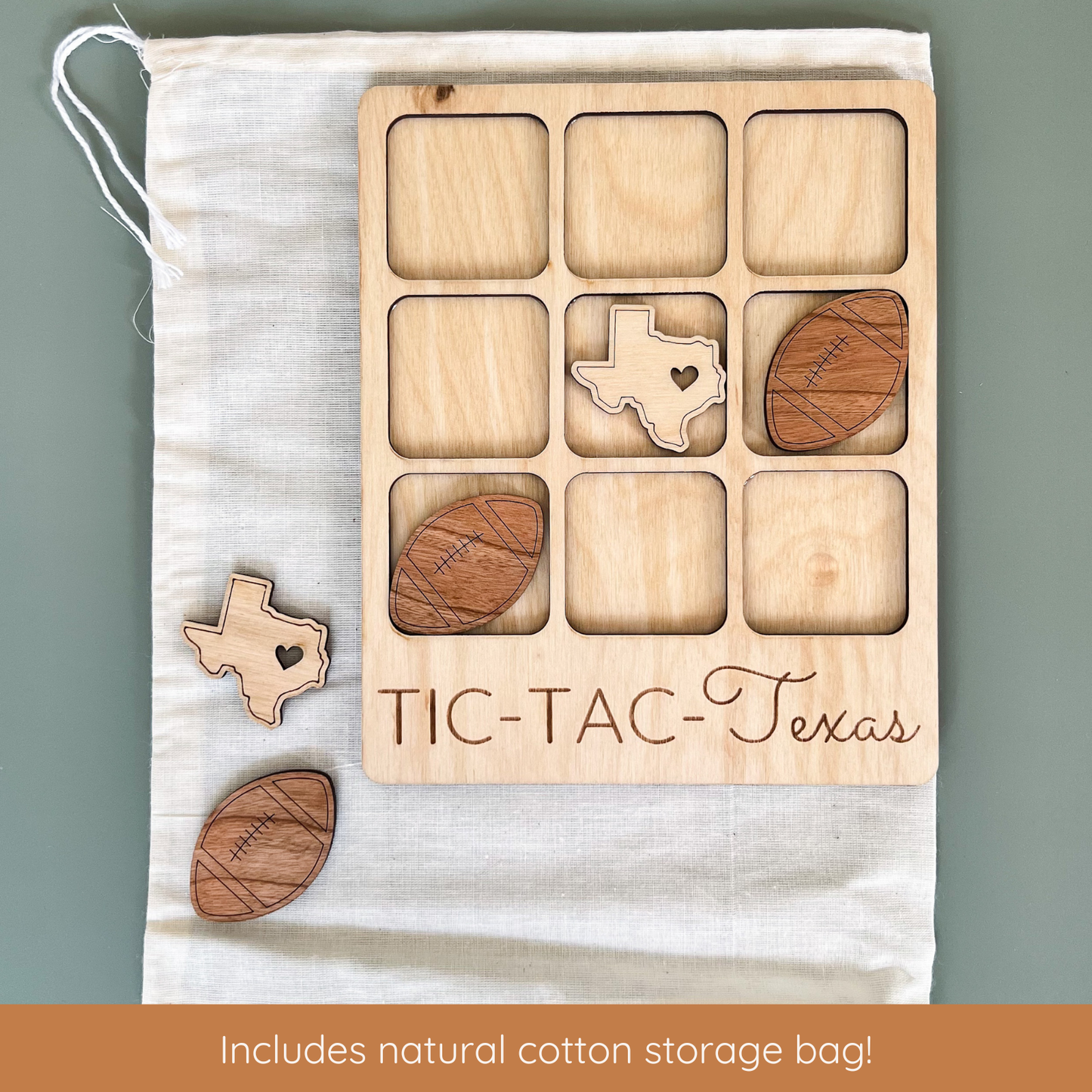 Utah State Gift - Tic-Tac-Toe UT Game - Customizable: State + Delicate Arch