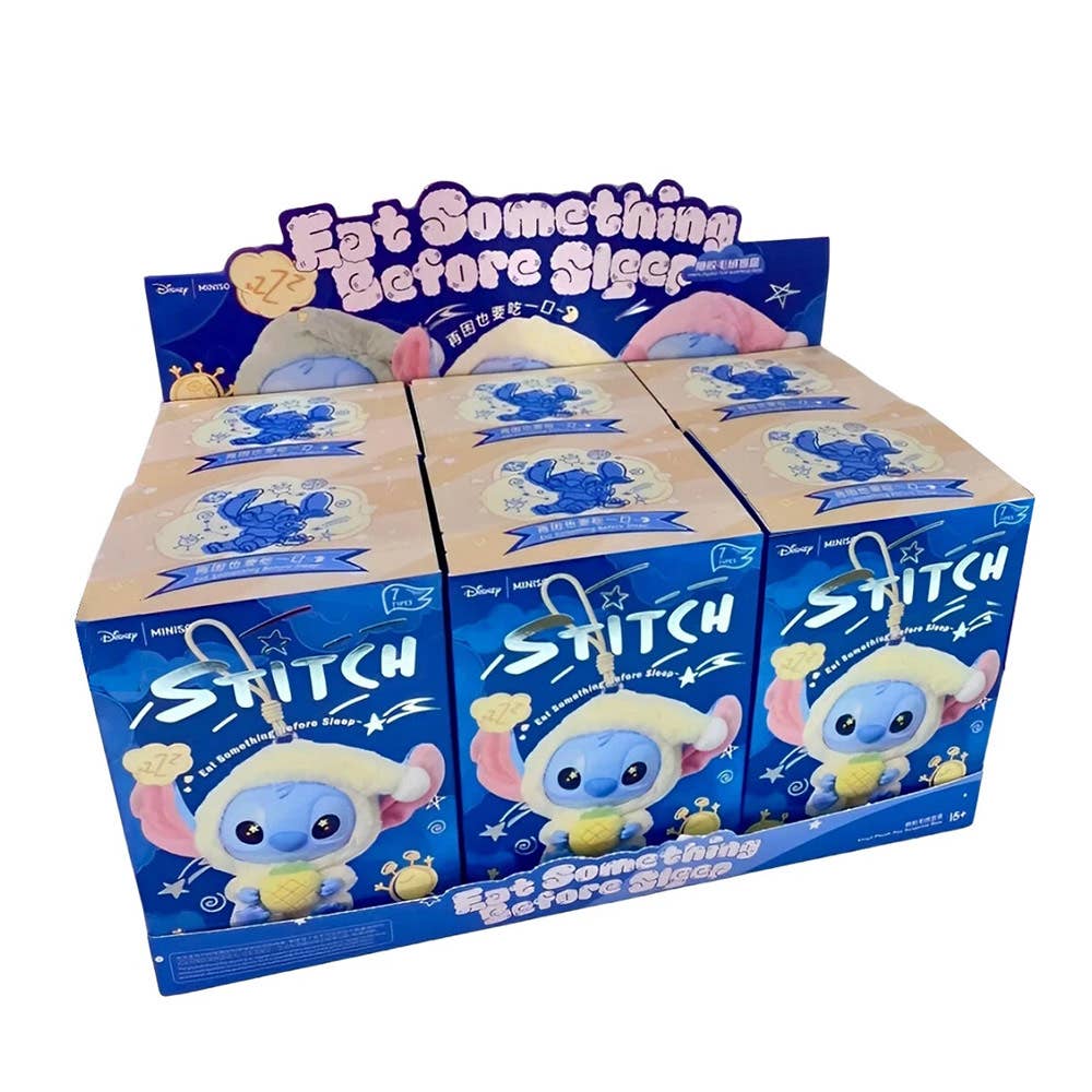 1pc - Stitch Eat Something Before Sleep Vinyl Blind Box