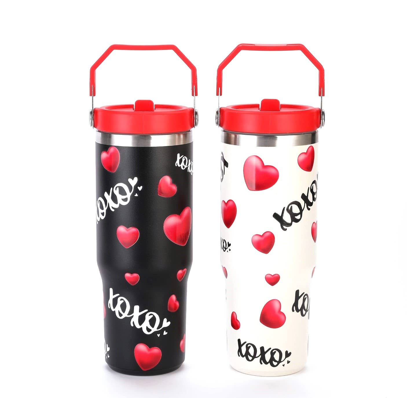 ..._ XOXO Heart tumbler 30 oz: CREAM XOXO-162953 / OS