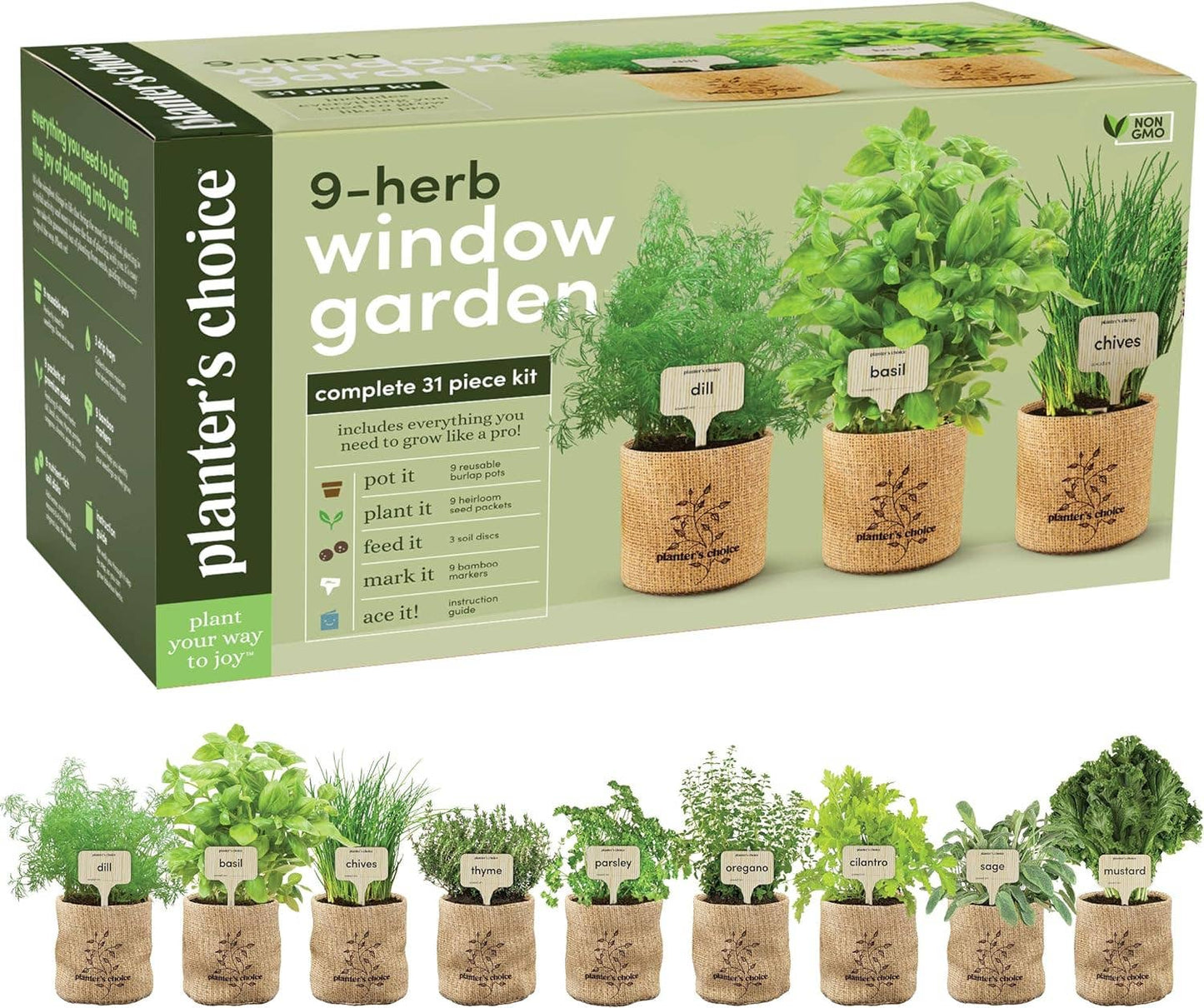 9 Herb Window Garden