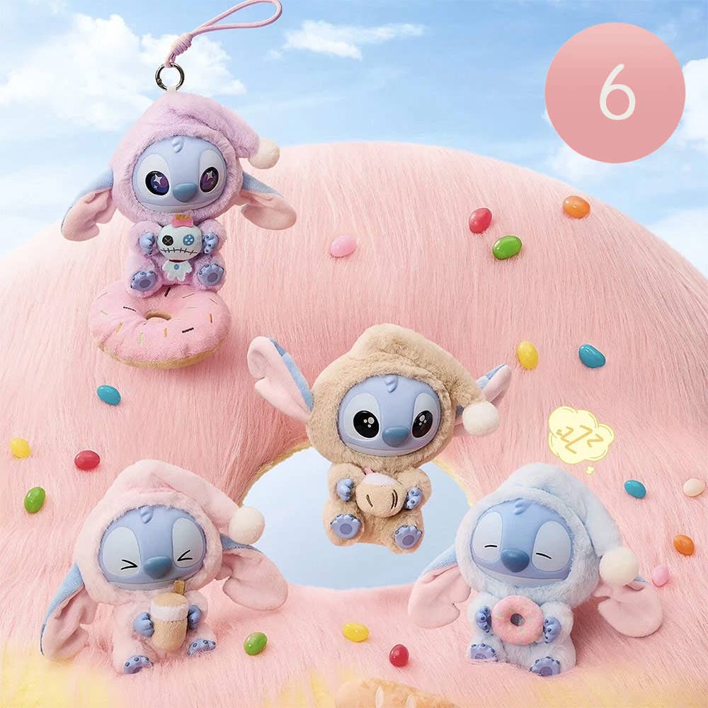 1pc - Stitch Eat Something Before Sleep Vinyl Blind Box
