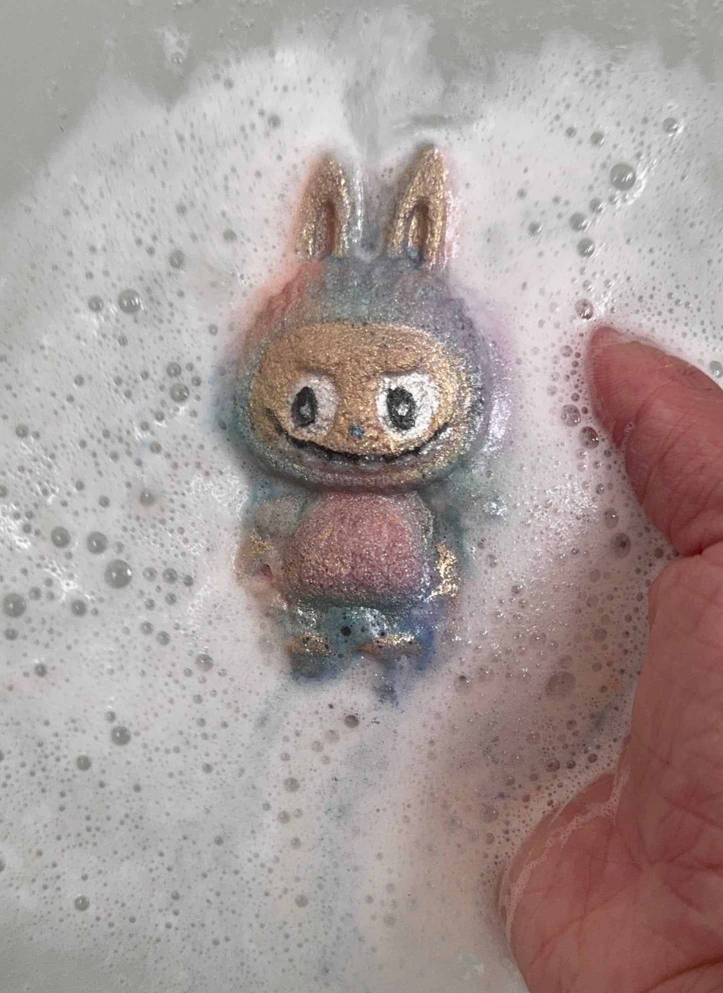 Rainbow Baby Monster Bath Bomb