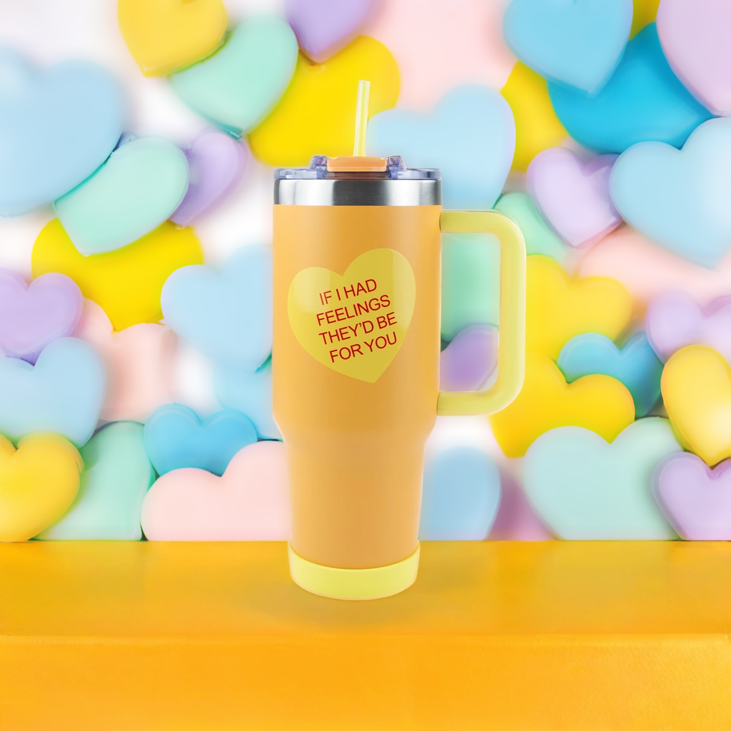 40oz POWDER COATED BIG SWIG TUMBLER - VALENTINE'S COLLECTION: Kisses