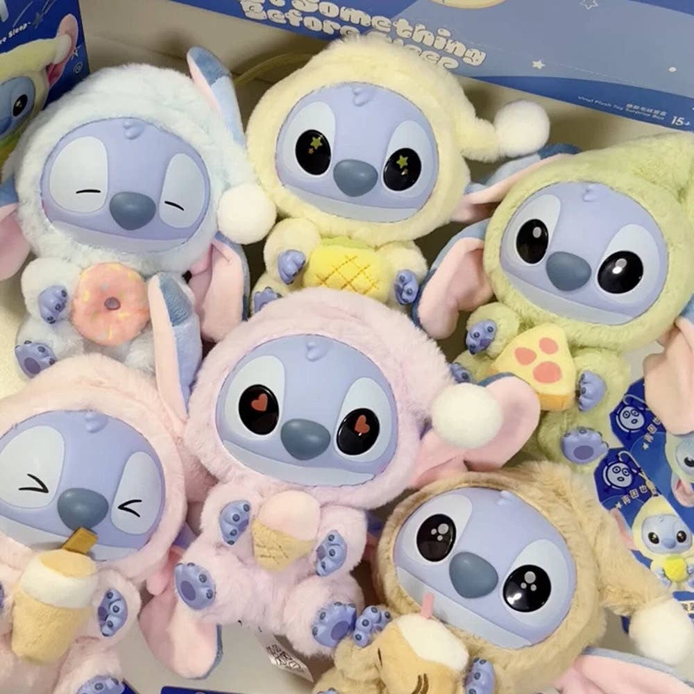 1pc - Stitch Eat Something Before Sleep Vinyl Blind Box