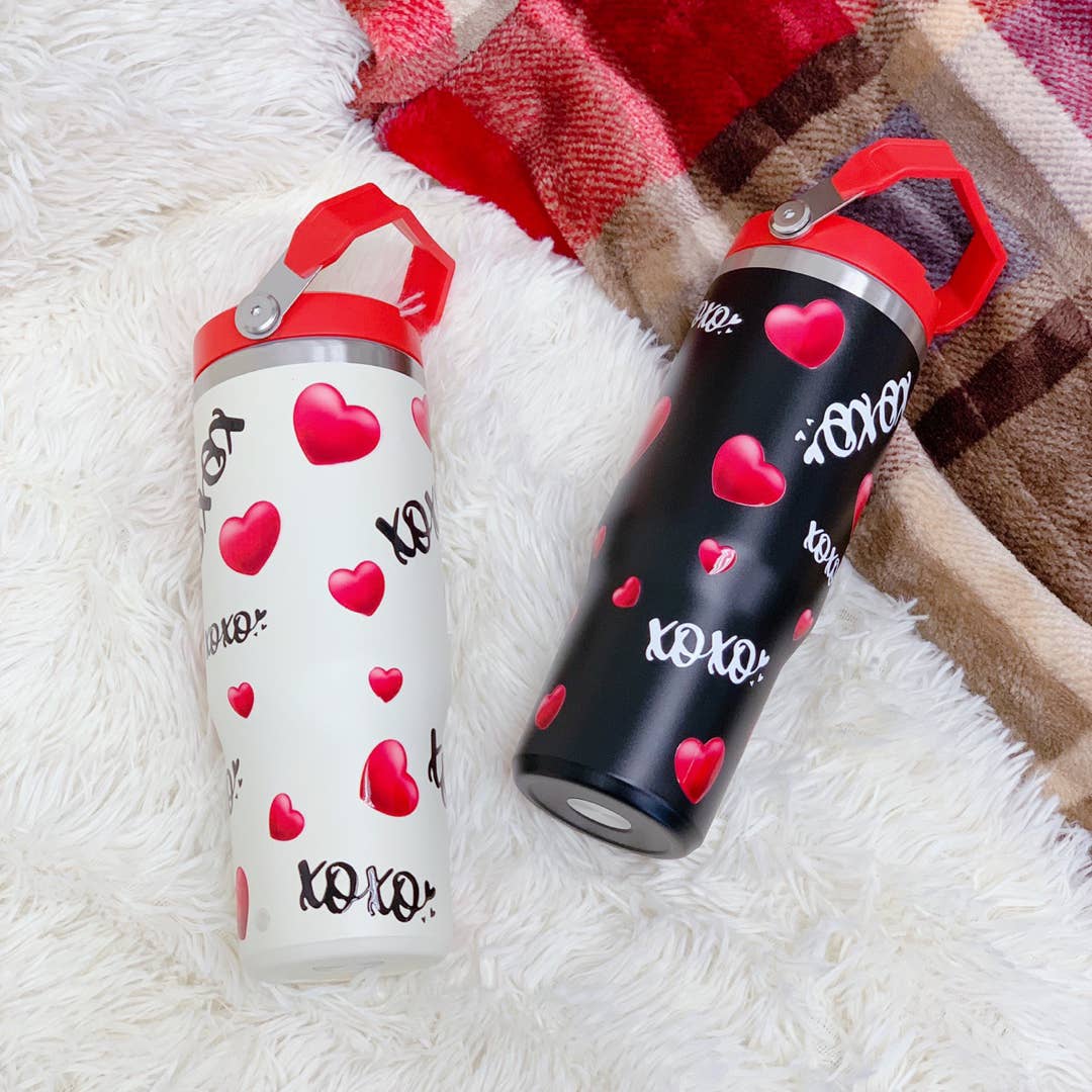 ..._ XOXO Heart tumbler 30 oz: CREAM XOXO-162953 / OS