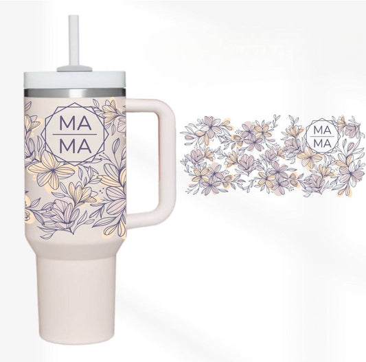 Mama Floral 40 oz Tumbler